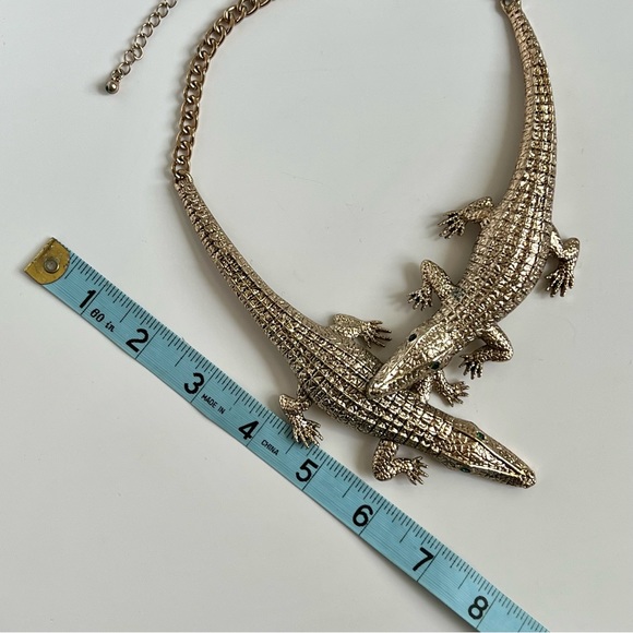 H&M double crocodile necklace - Picture 8 of 10
